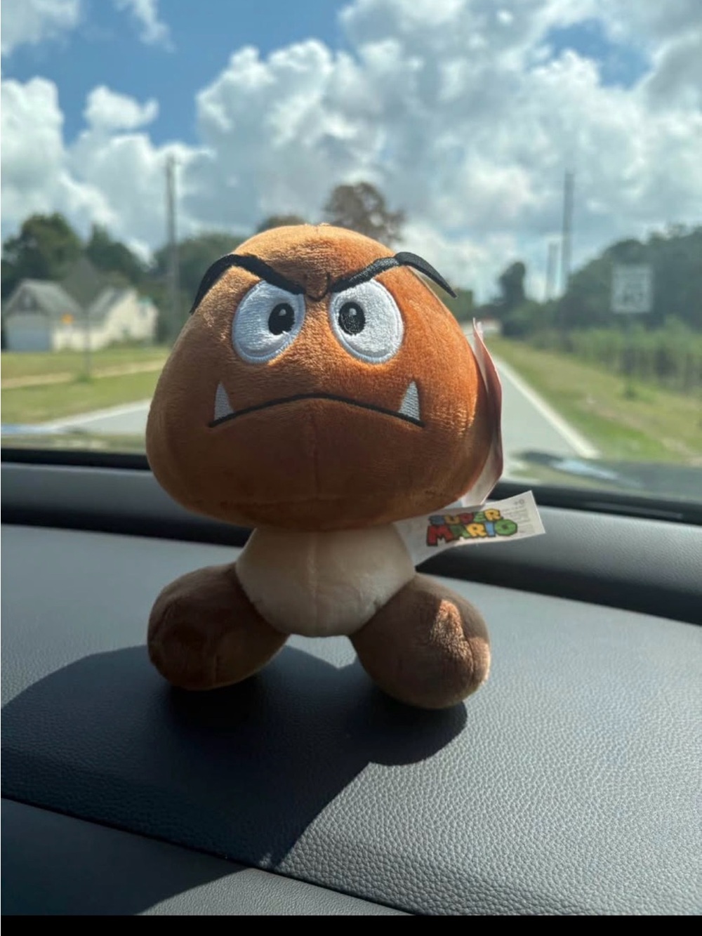 NSuper Mario Brown Goomba Plush Toy/Collectible - Brown